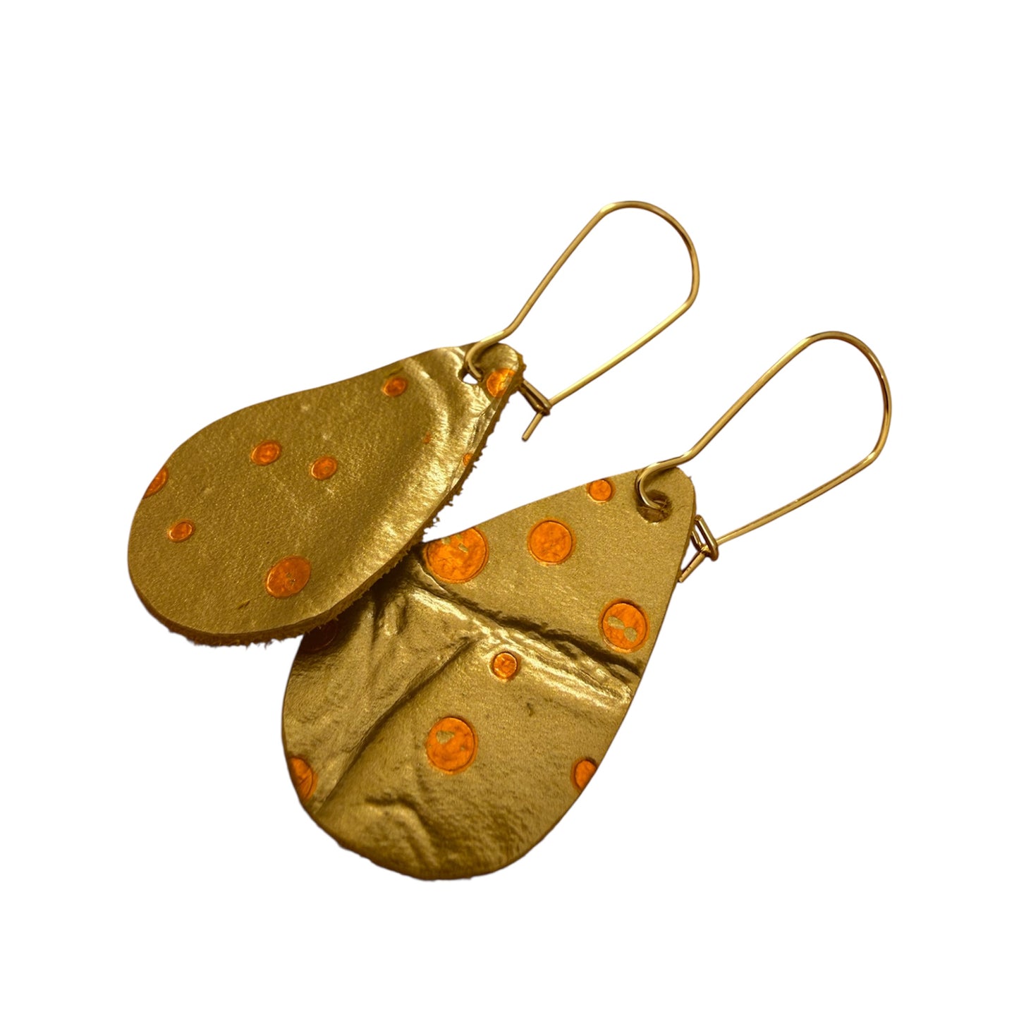 Gold Polka Dot Drops!