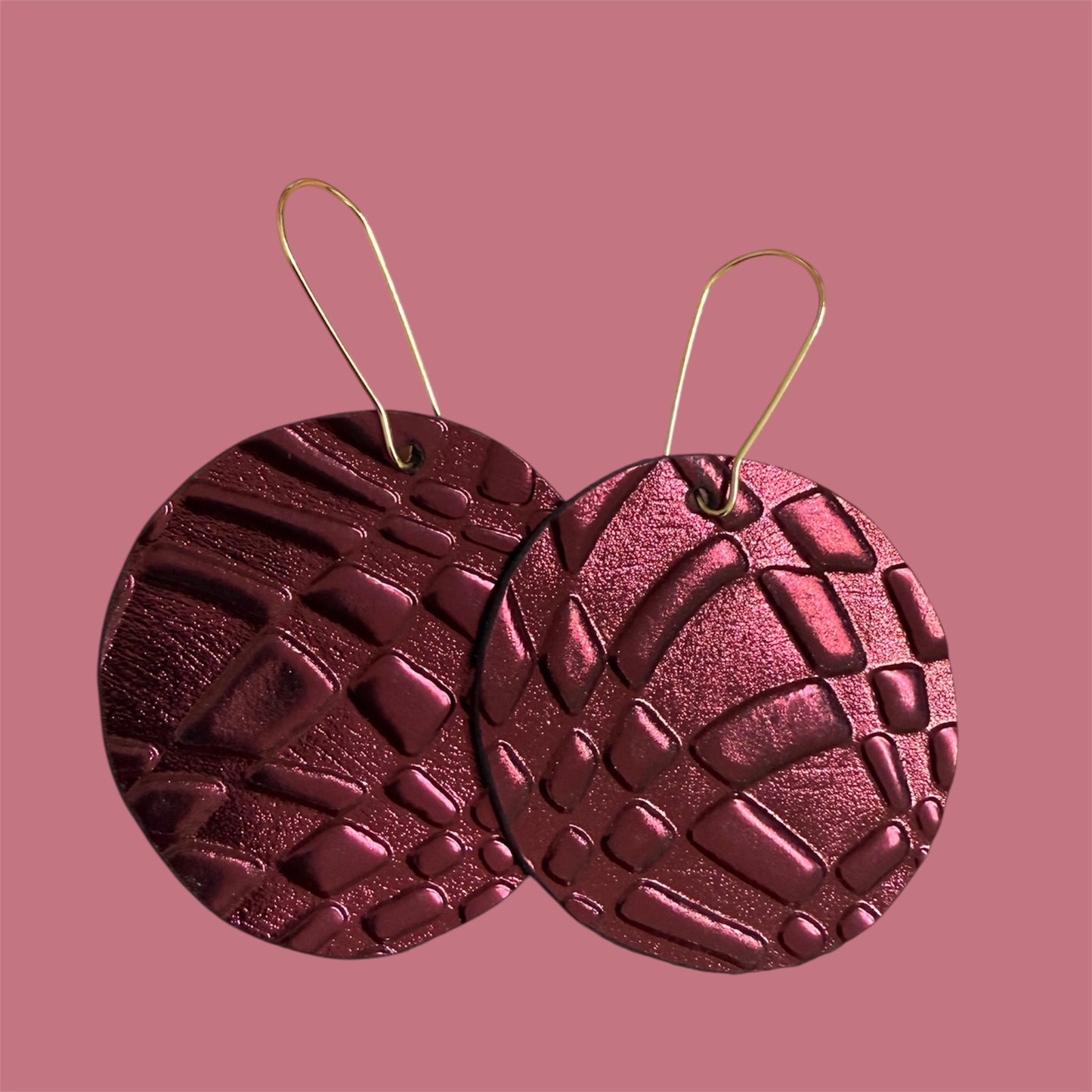 Burgundy Circles