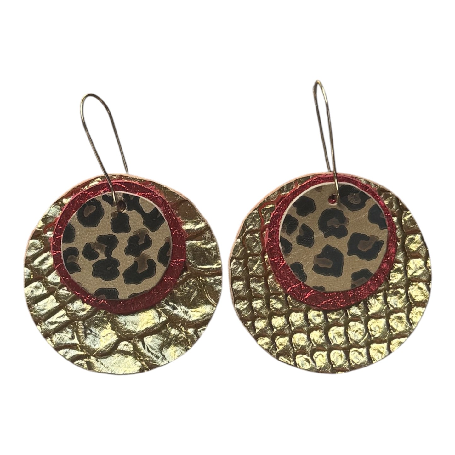 Gold/Red Combo Circles