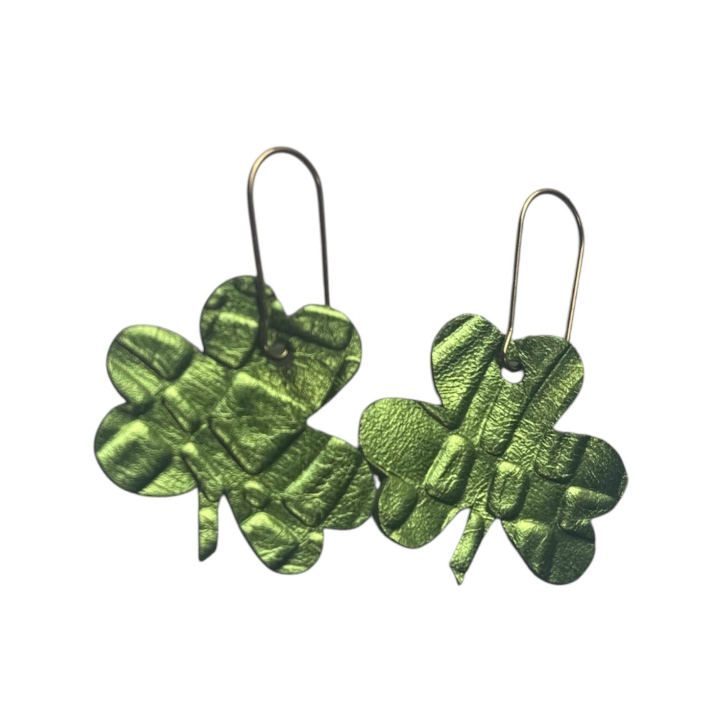 Metallic Green Shamrocks