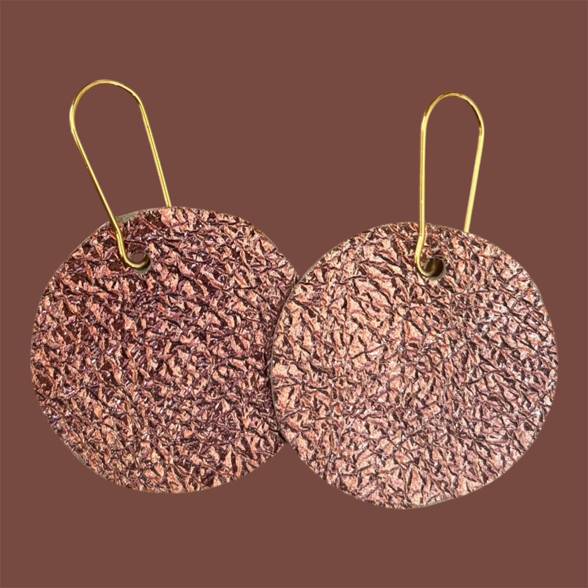 Metallic Pink Circles