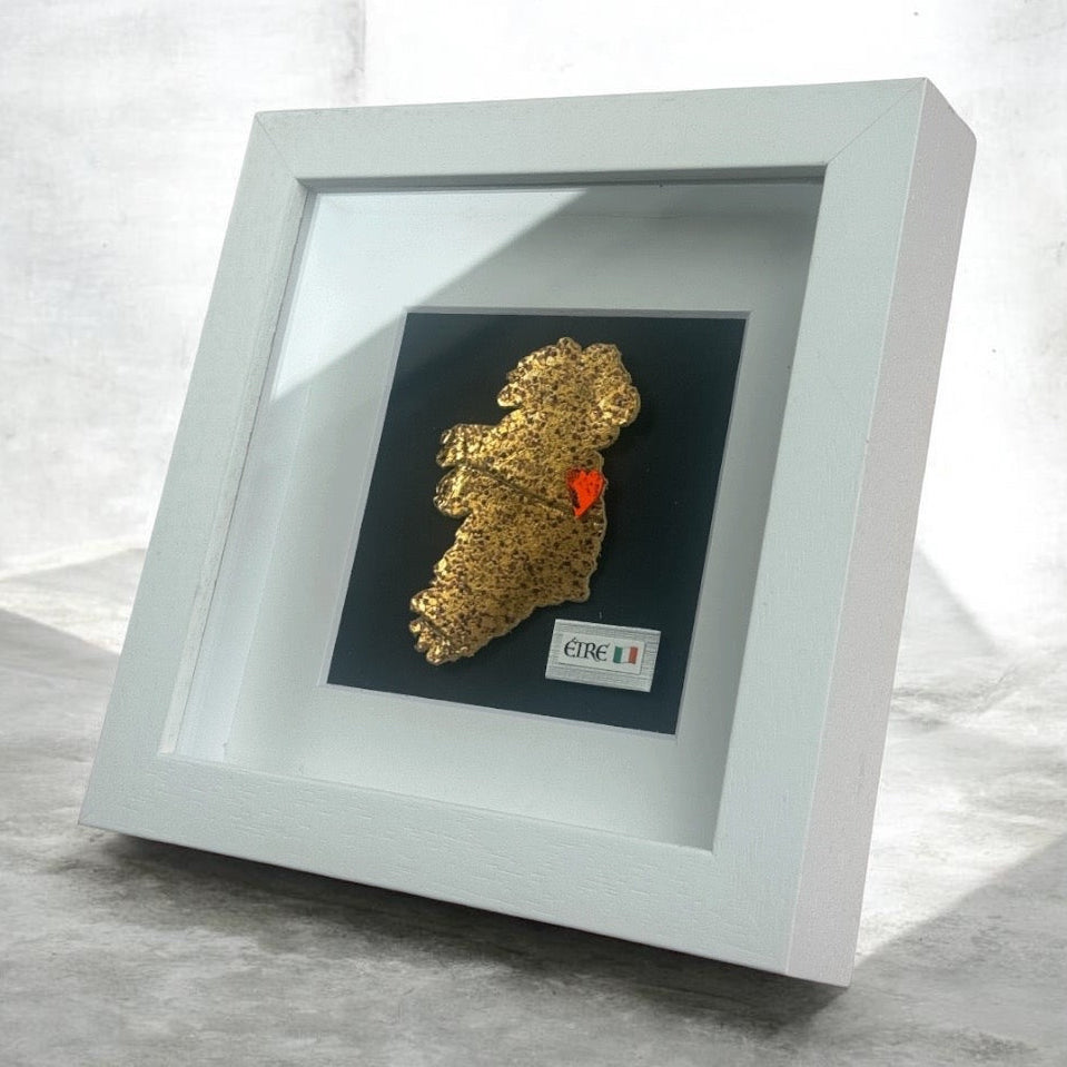 Ireland Speckled Gold Map