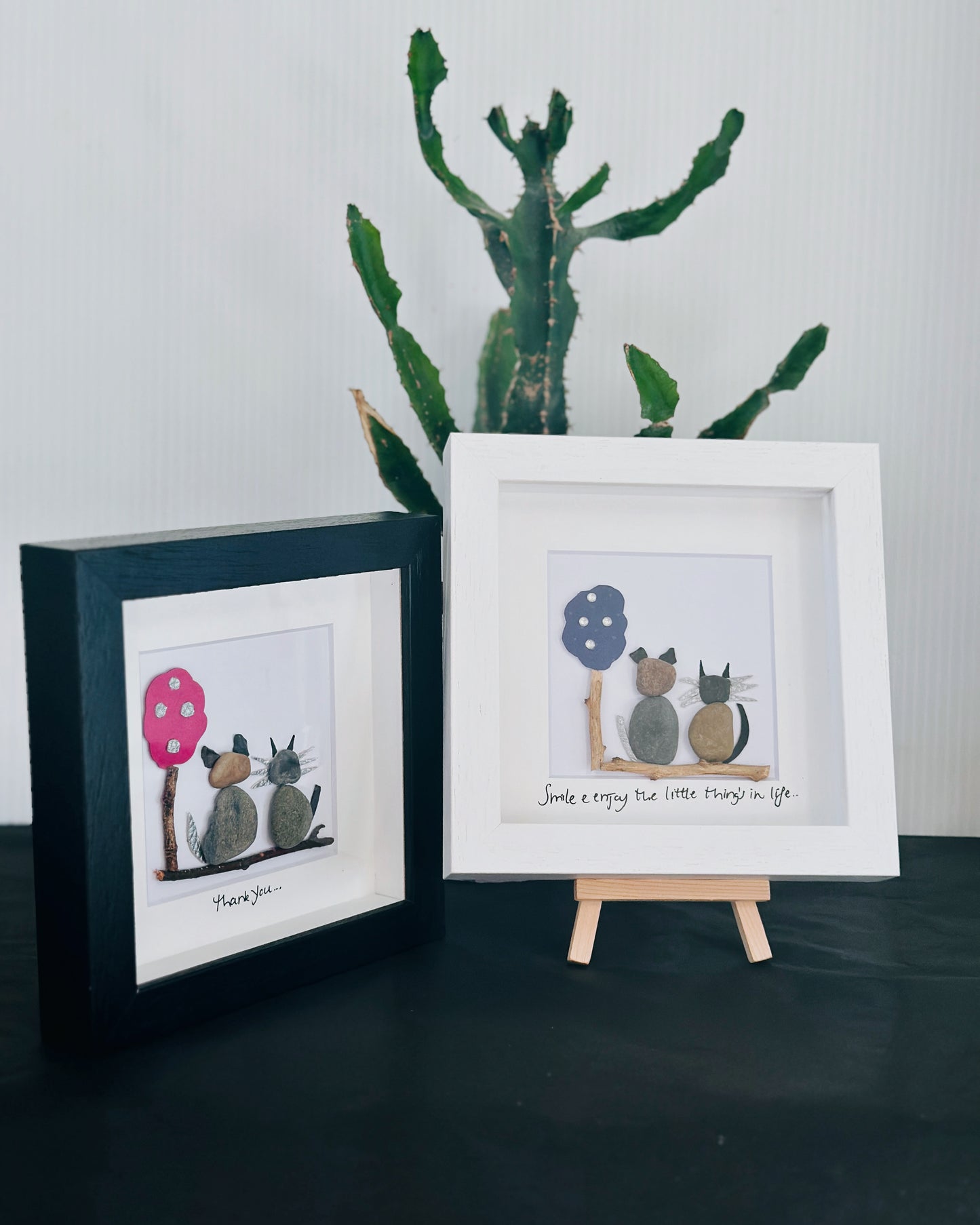 Puppy and Cat Pets Frame