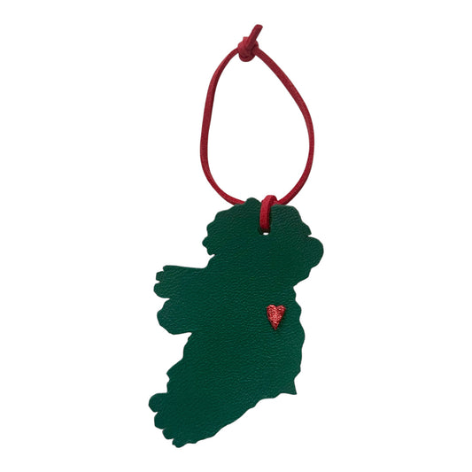 Irish Heart Map Decoration