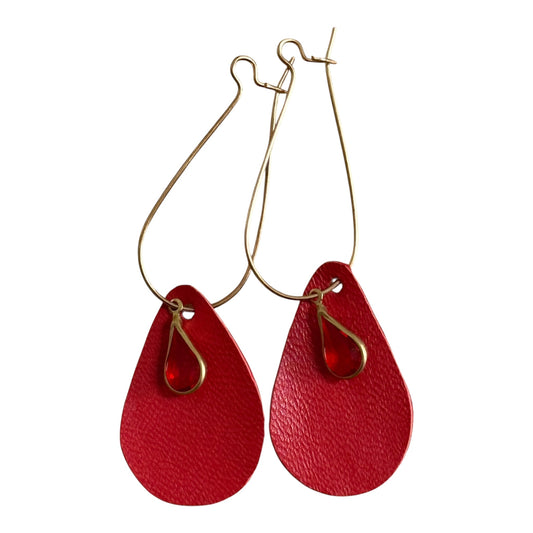 Ruby Red Teardrops!