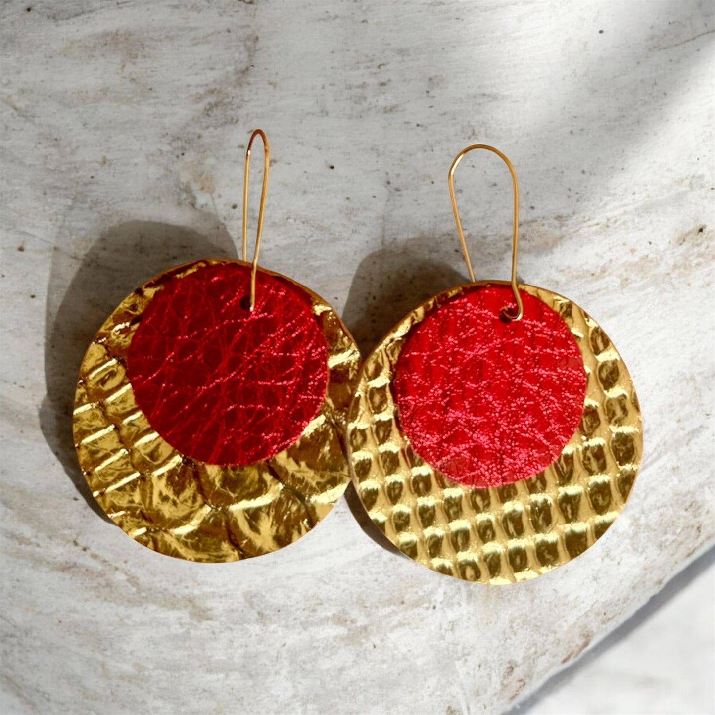 Gold/Red Bigger Circles