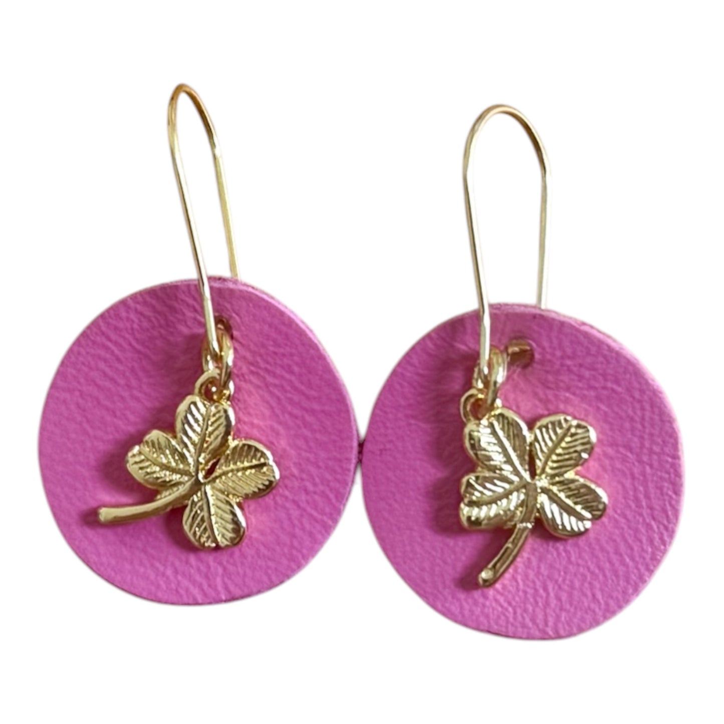 Pink Mini Circle Charms