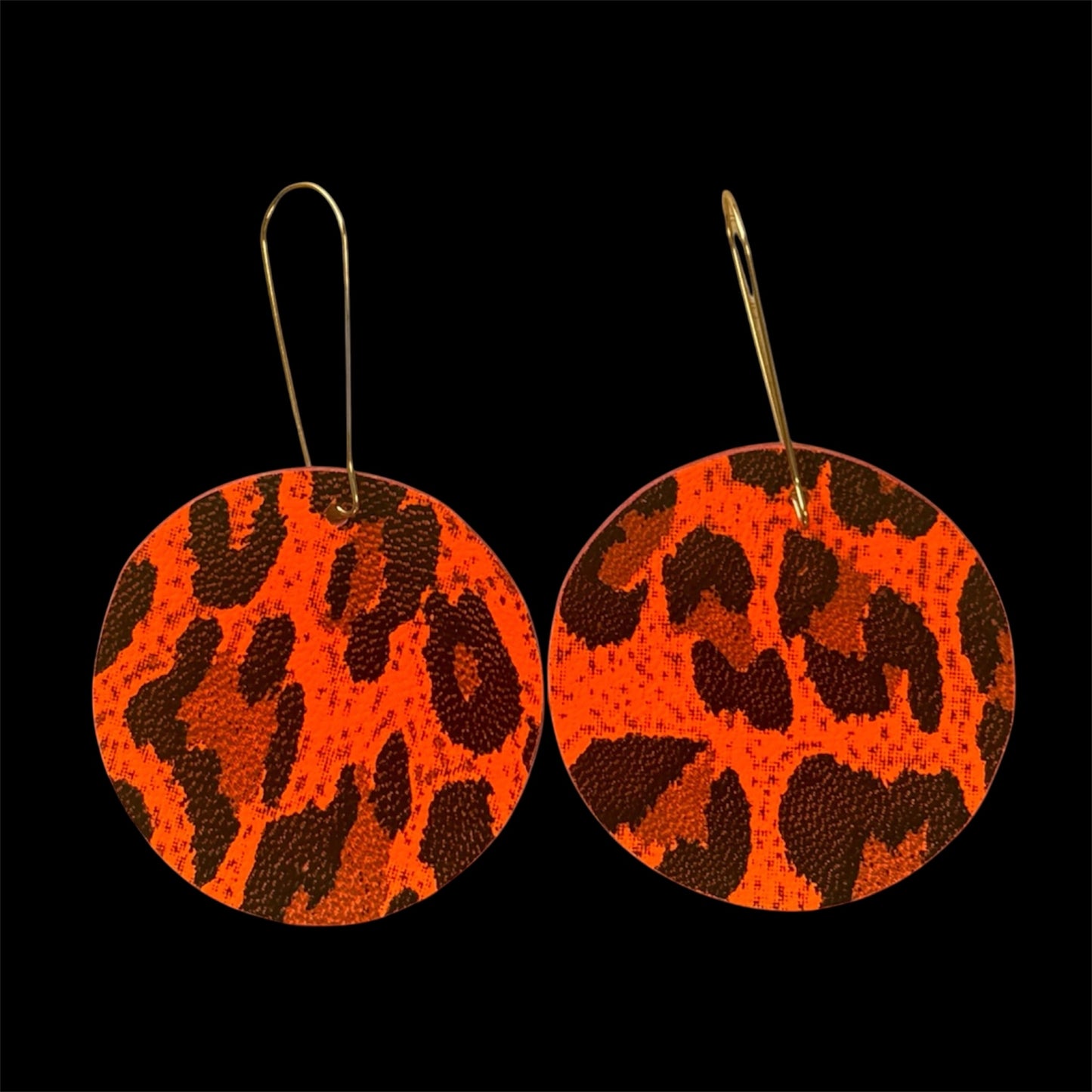 Wild Burnt Orange Circles