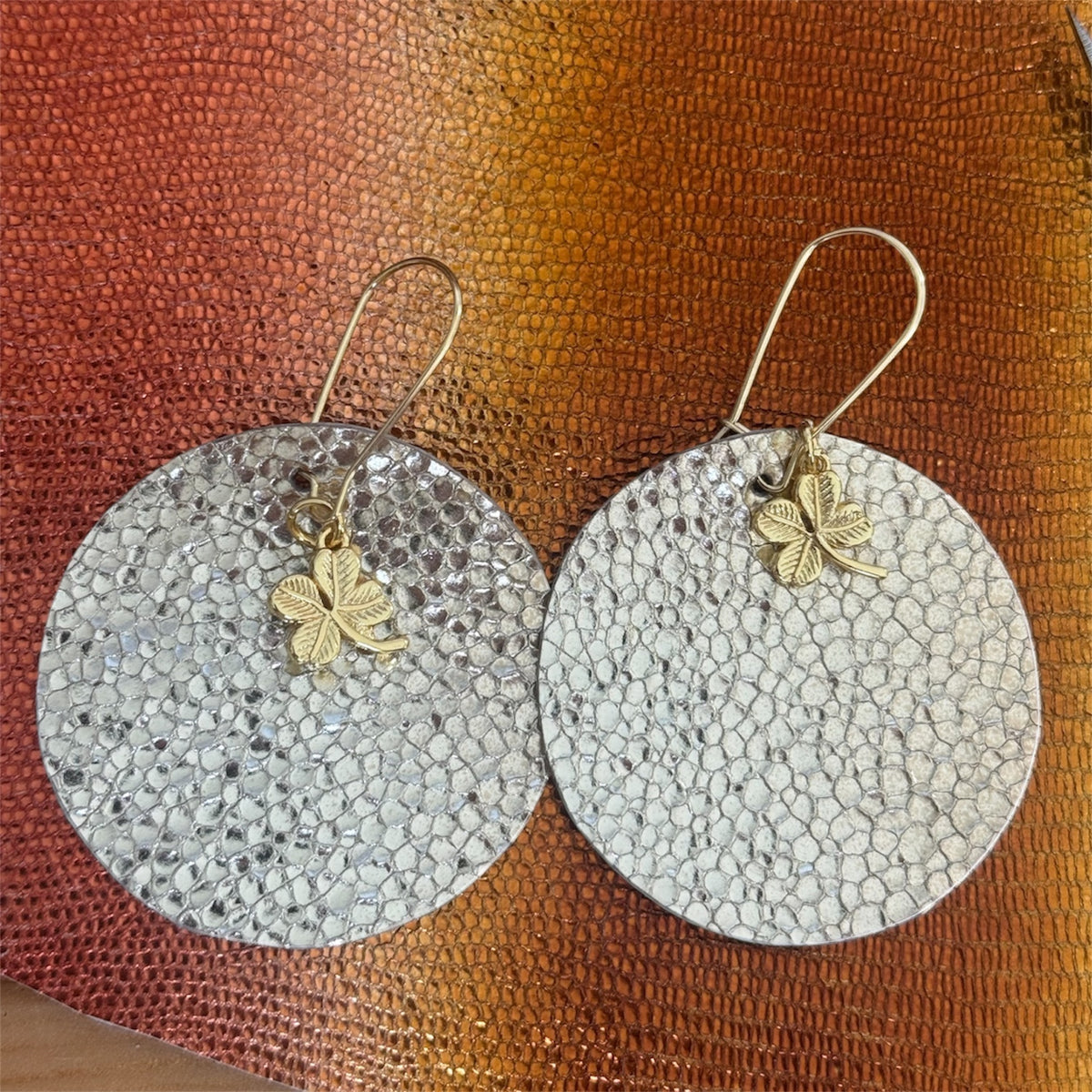Pale Gold Charm Circles