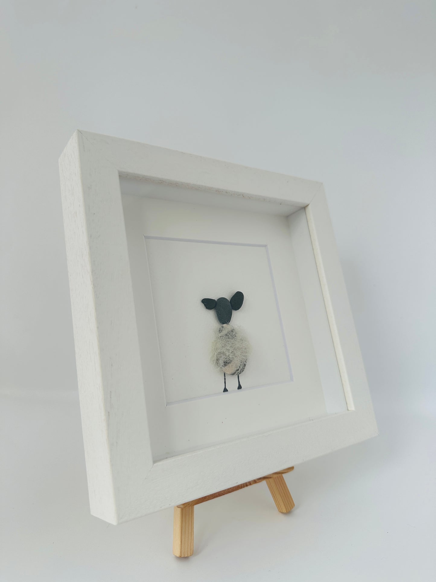 Irish Sheep Pebble Frame