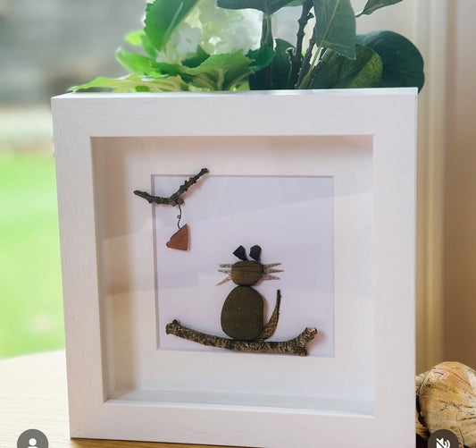 Pawfect Cat Pebble Frame