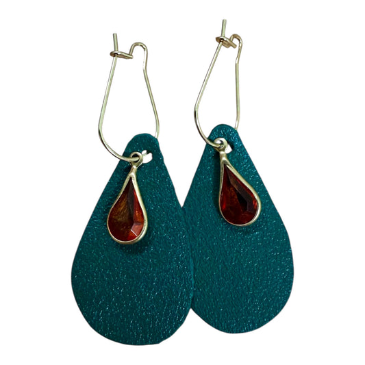Emerald Green Teardrops
