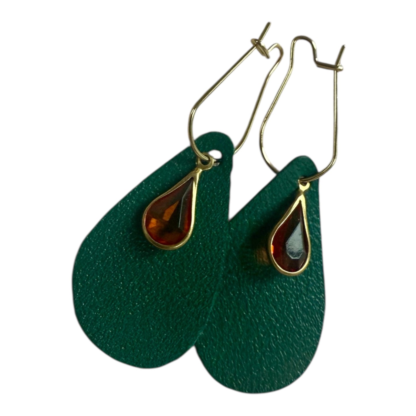 Emerald Green Teardrops