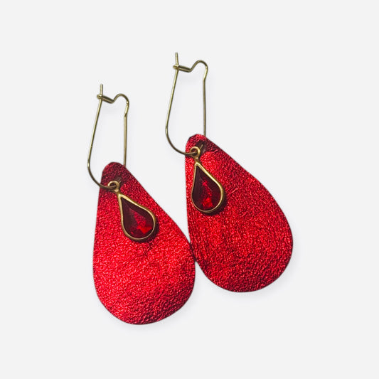 Ruby Red Teardrops!
