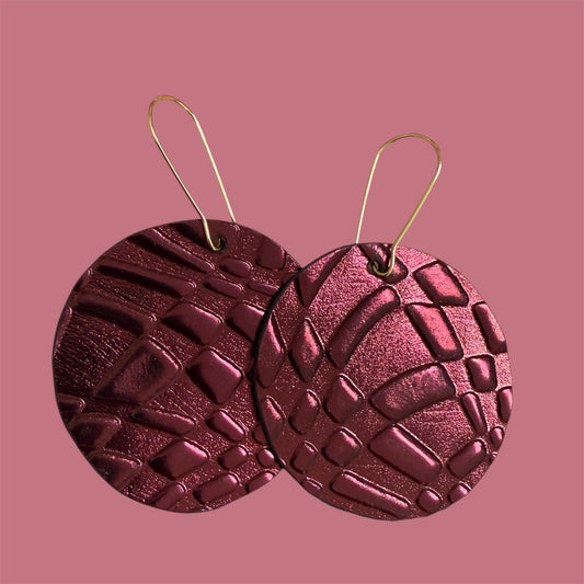Burgundy Circles