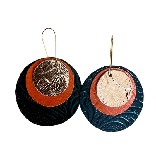 Burnt Orange Combo Circles