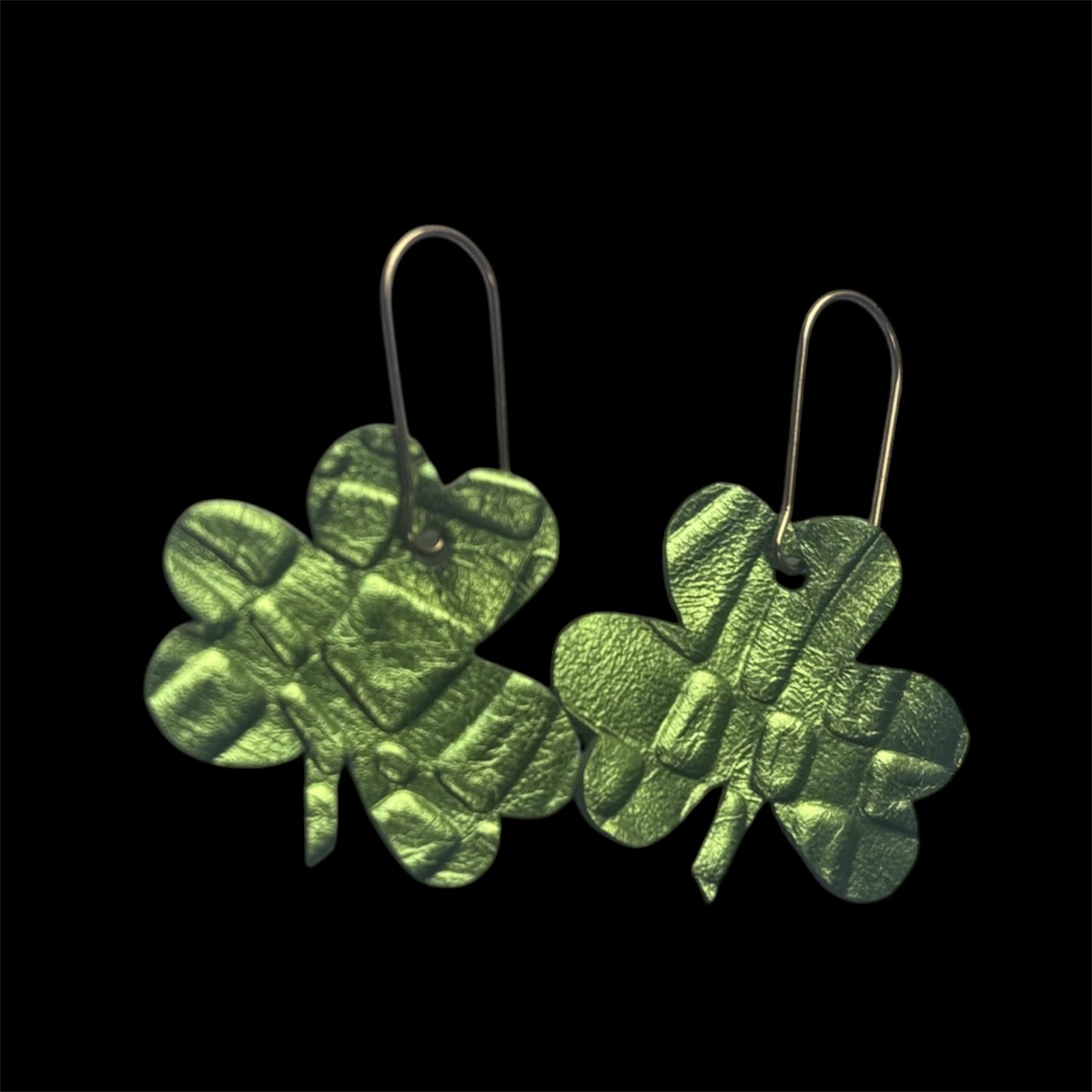 Metallic Green Shamrocks