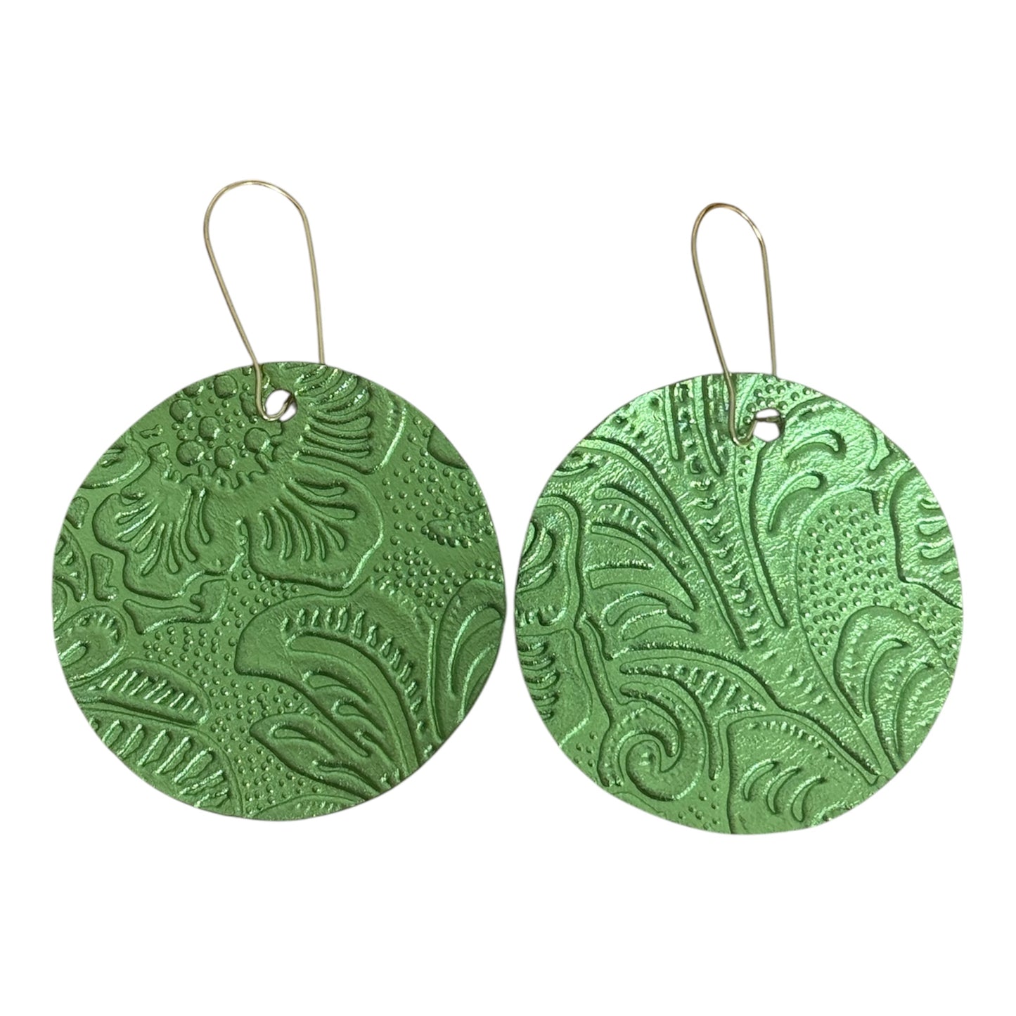 Metallic Green Circles!