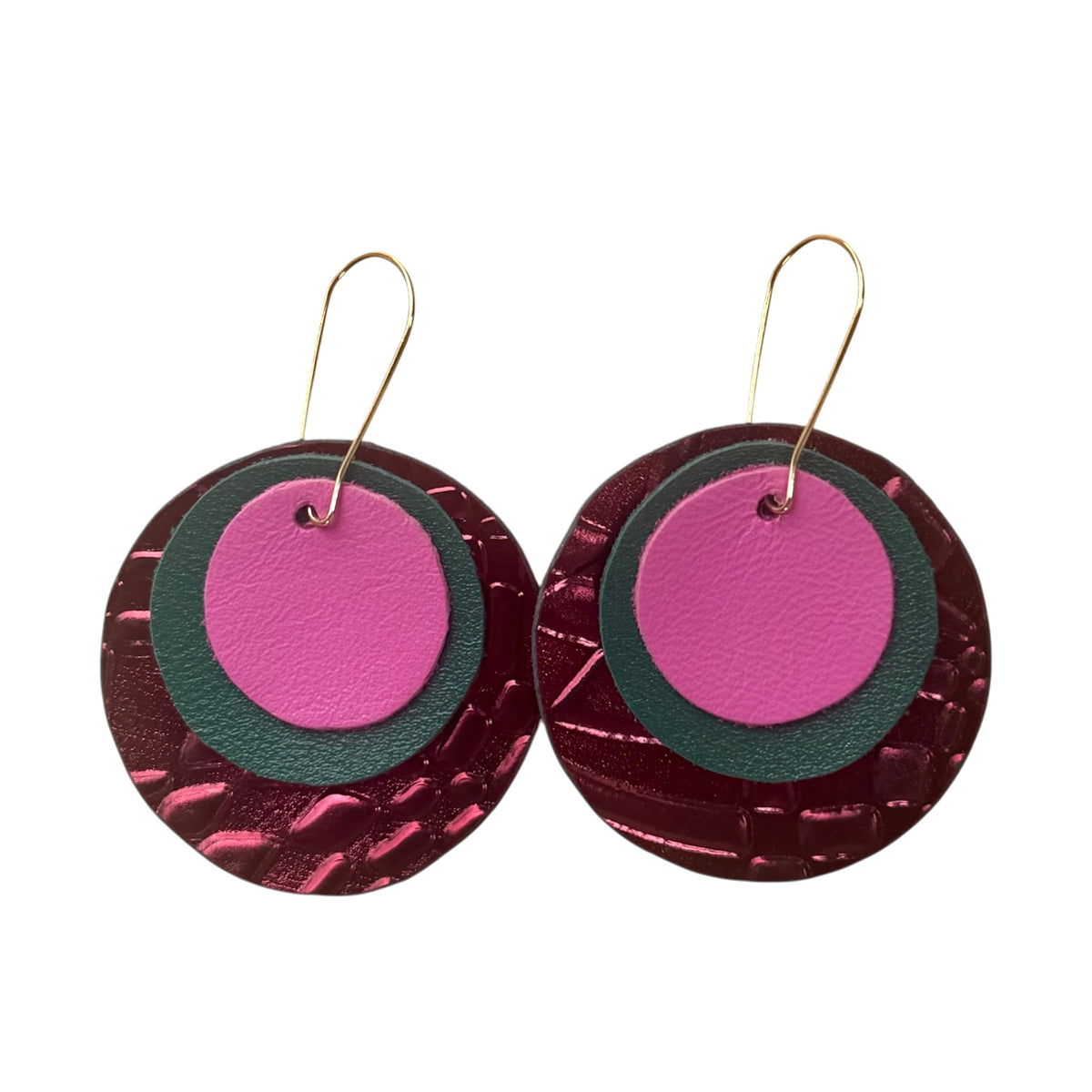 Burgundy Combo Circles