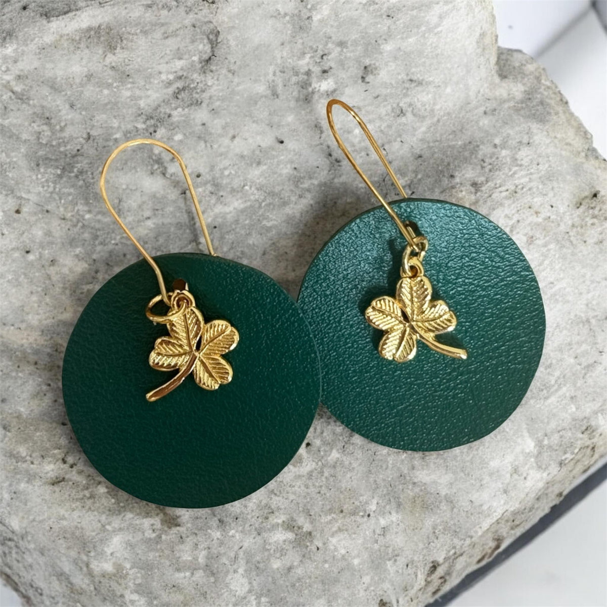 Metallic Green Circles!