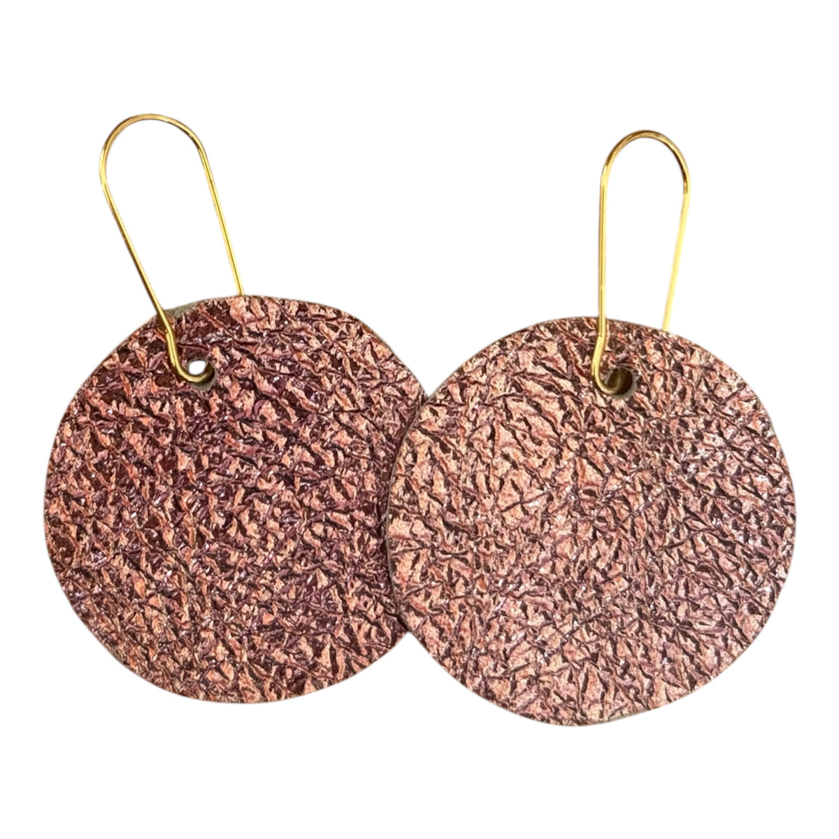 Metallic Pink Circles