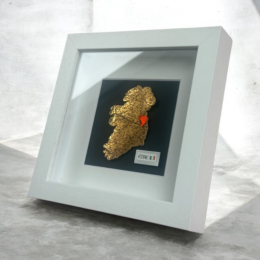 Ireland Speckled Gold Map